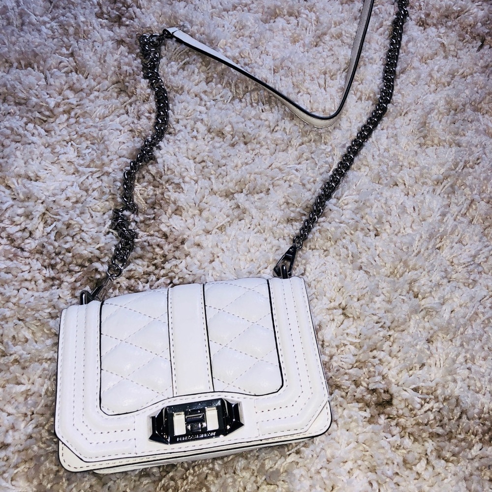 Rebecca Minkoff white quilted crossbody